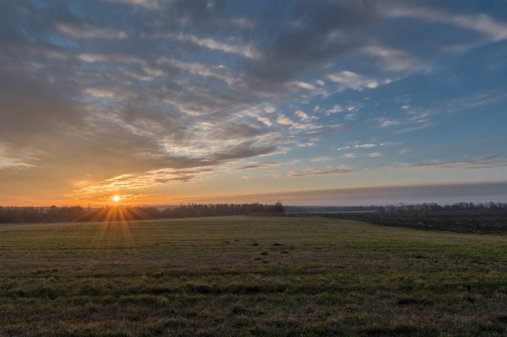 На закате дня