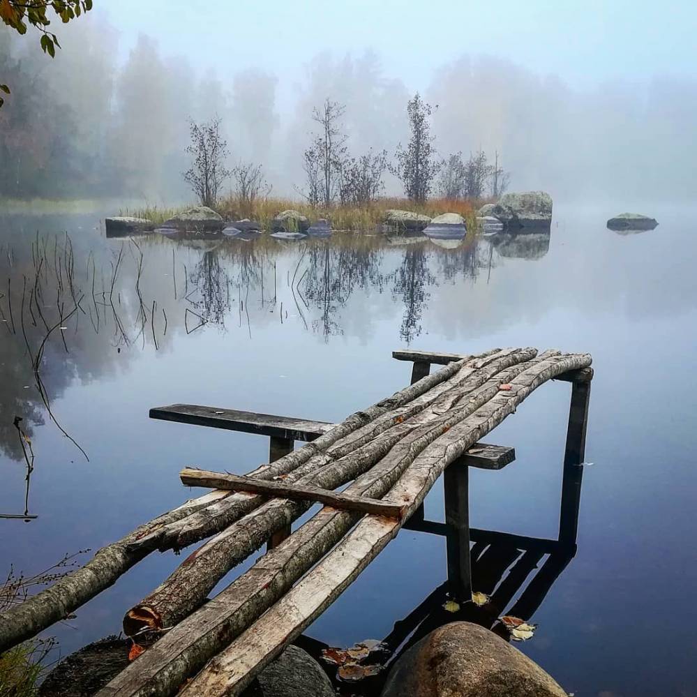 Вуокса в районе Тиверского городка