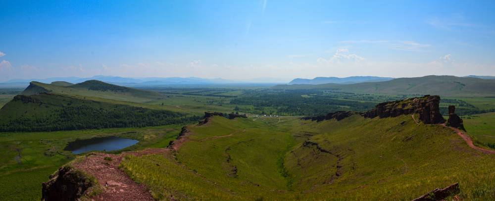 Вид с Хакасских сундуков