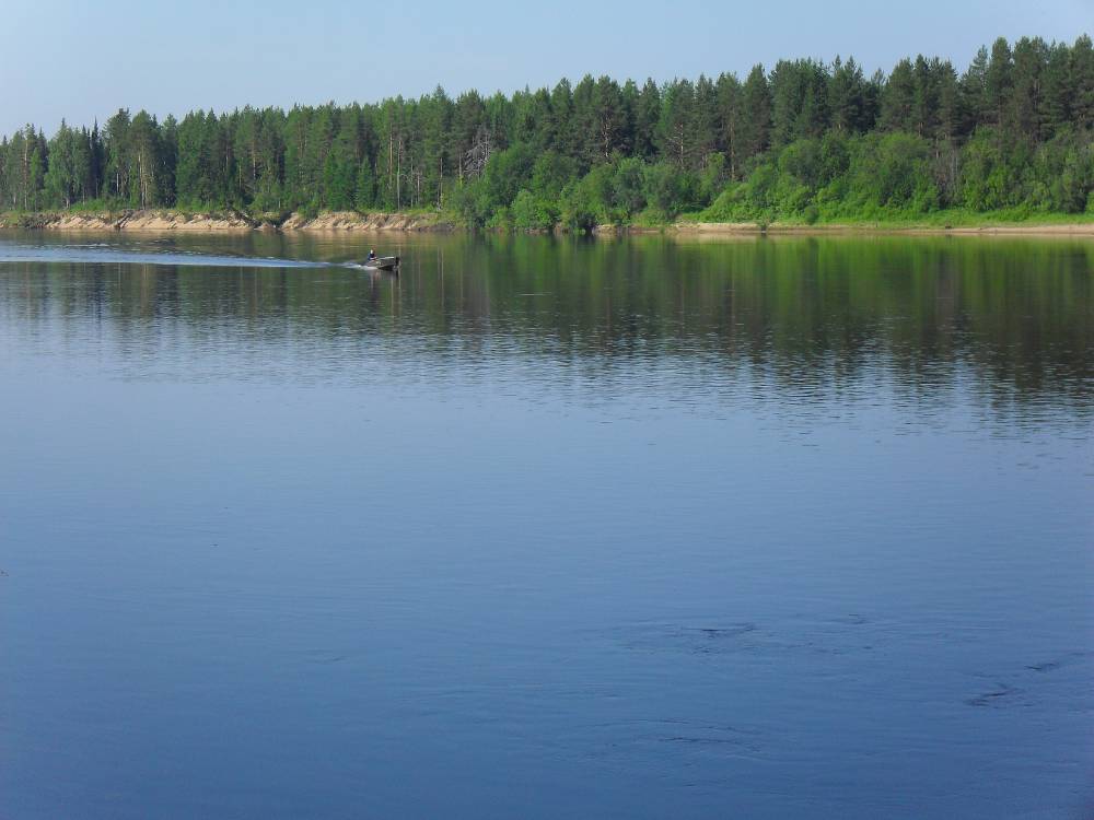 Река Мезень. Одна из чистейших рек Европы.