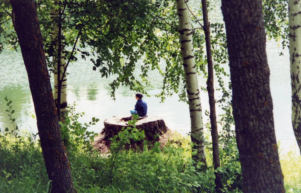 Священное озеро удмуртов Лызинское (удм. Лӧзя ты, соврем. Черное озеро) 