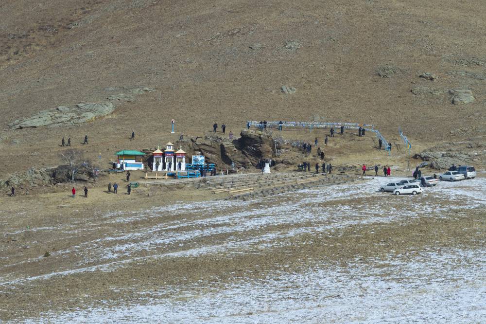 Священная гора Челсана в дни Сагаалгана