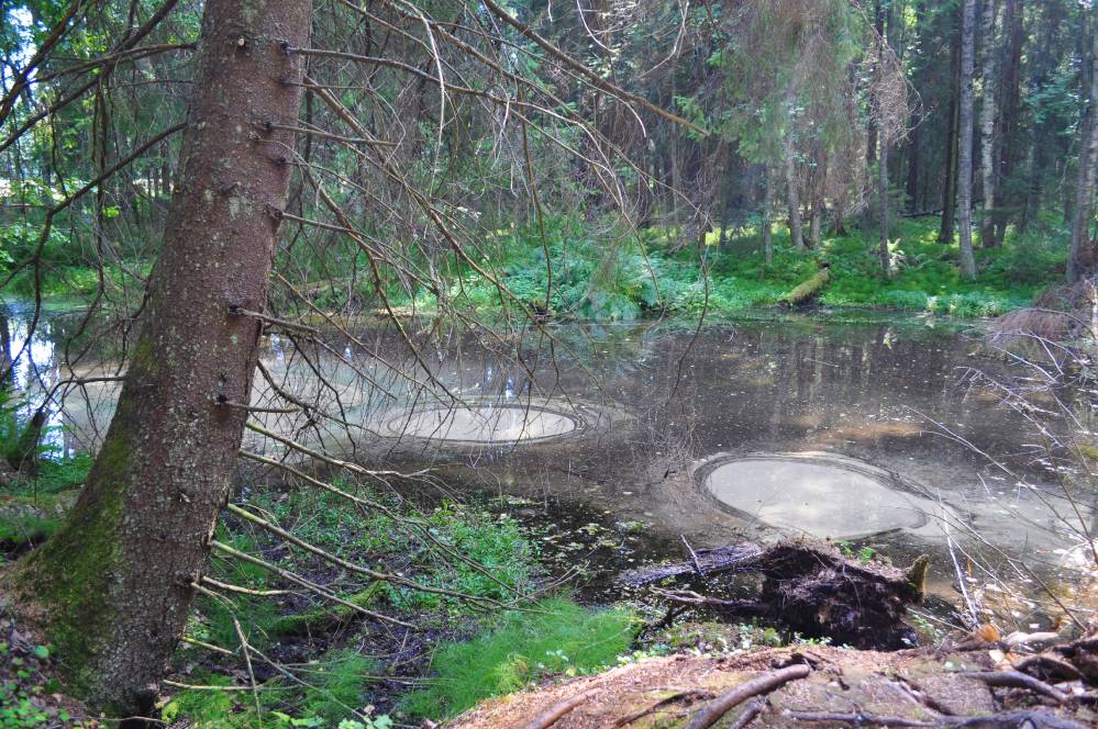 Kylmänmyllynlähde, vanha uhrilähde