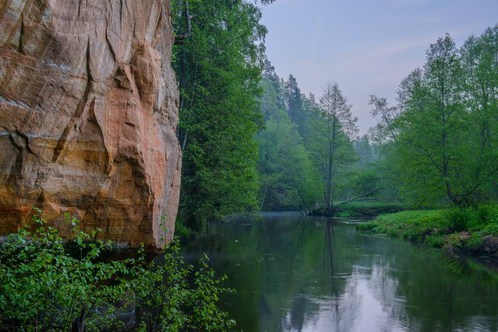 Uku koopa paljand Võhandu Pühajõel