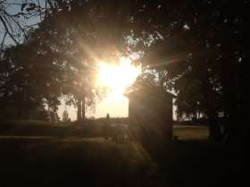 Päikesetõus Hargi talus septembris